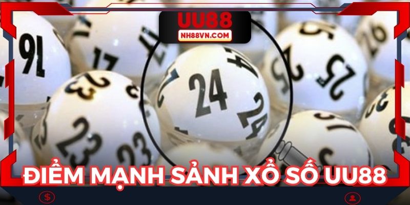Điểm mạnh sảnh xổ số UU88 mang đến cho mọi thành viên